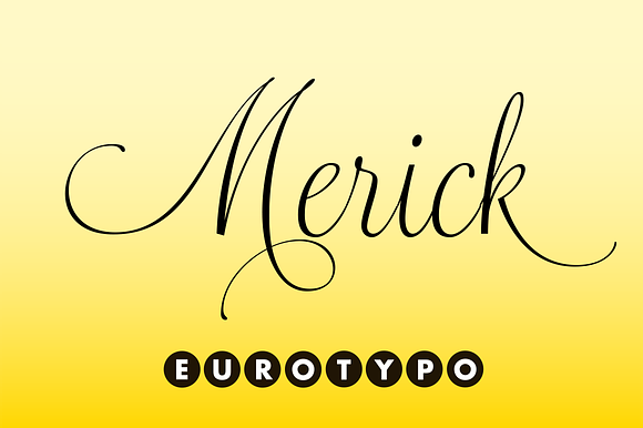 Merick in Script Fonts - product preview 5