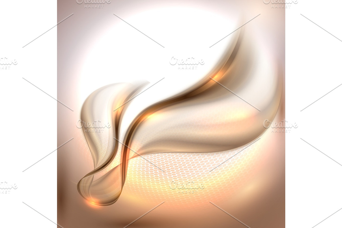 Abstract brown wave background in Illustrations - product preview 8