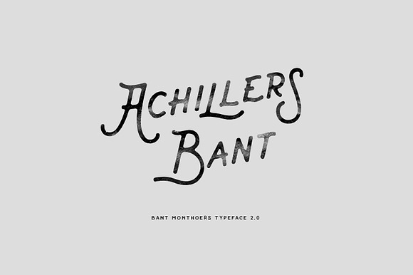 Bant Achillers Typeface in Display Fonts - product preview 6