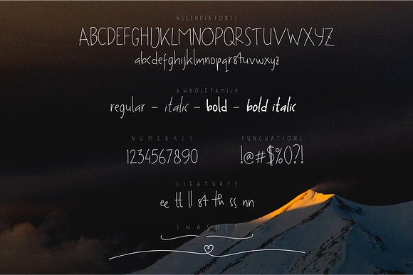 Ascendia in Script Fonts - product preview 5