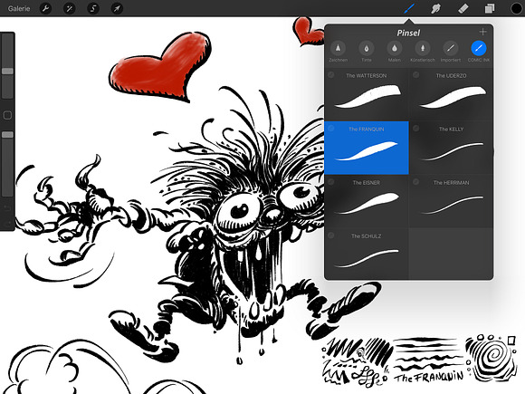 MEGAPACK: 550+ Brushes for Procreate in Add-Ons - product preview 19