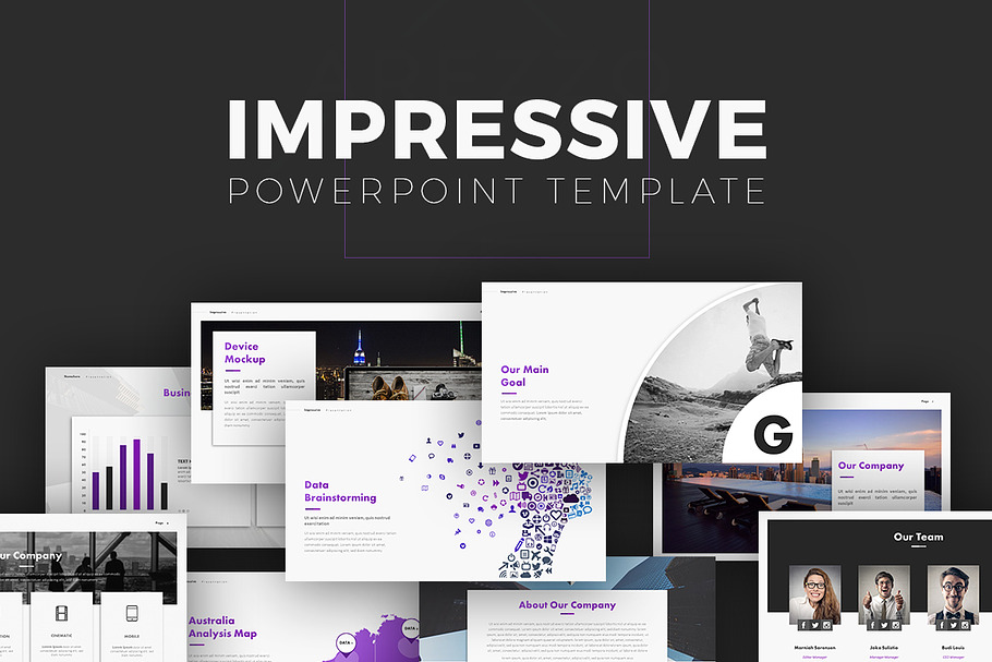 Impressive Powerpoint Template in PowerPoint Templates - product preview 8