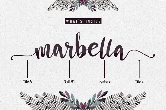 Marbella Typeface in Script Fonts - product preview 2