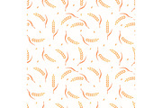 Seamless pattern with cereals.
