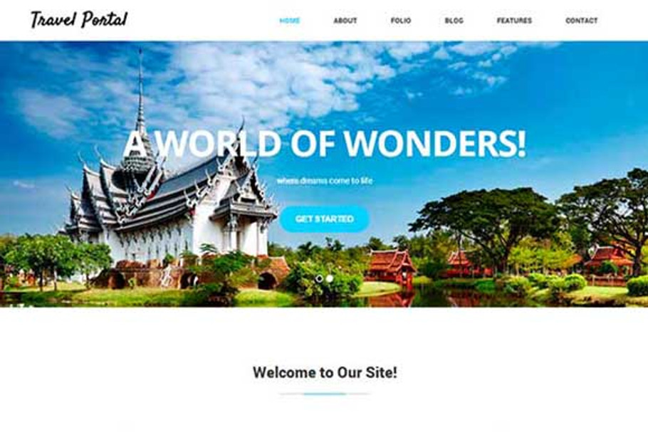 Travel Portal–HTML5 & CSS3 Template