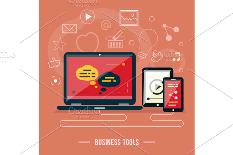 Business tools concept
