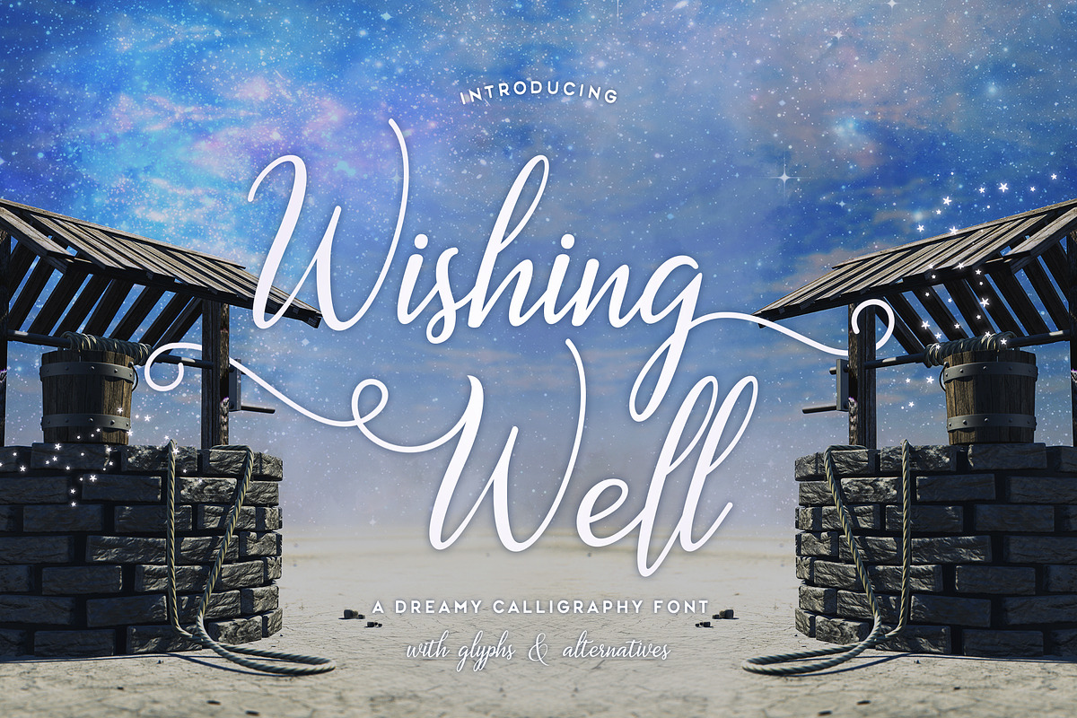 Wishing Well in Script Fonts - product preview 8