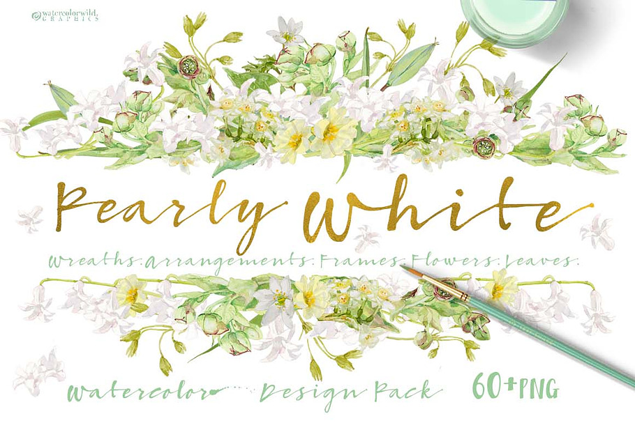 Pearly White-Design Pack in Illustrations - product preview 8