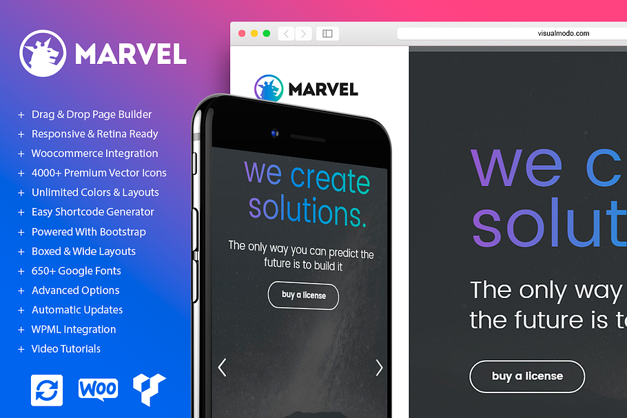 Marvel Vertical Menu WordPress Theme in WordPress Portfolio Themes - product preview 8