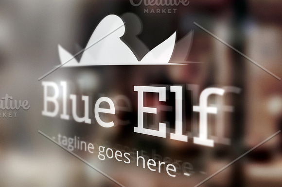 Blue Elf Logo template in Logo Templates - product preview 3