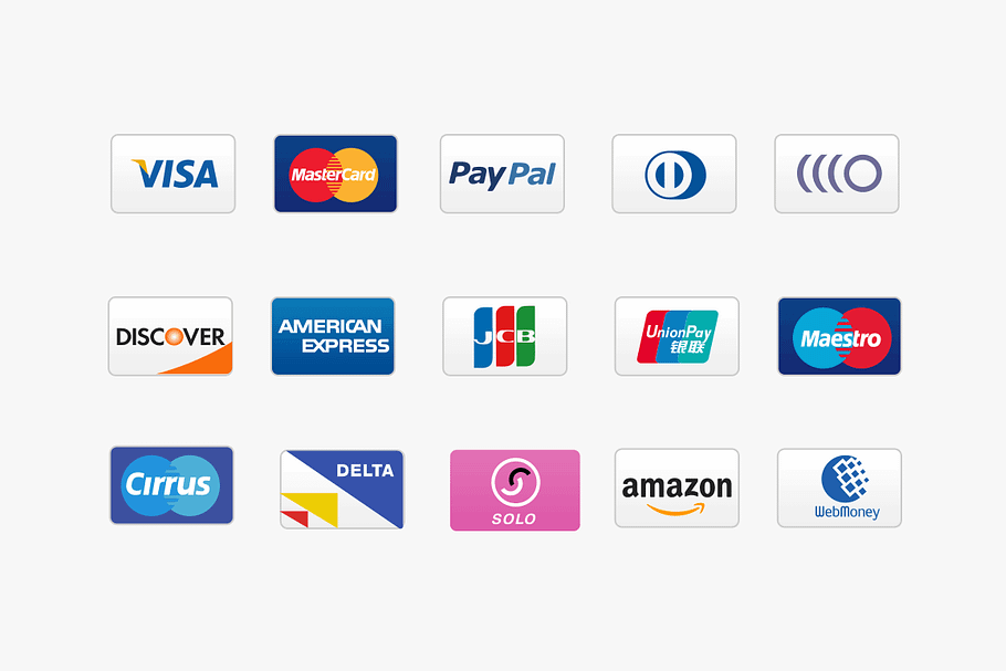 15 Credit Card Icons in Credit Card Icons - product preview 8