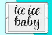 Ice Ice Baby brush for Procreate
