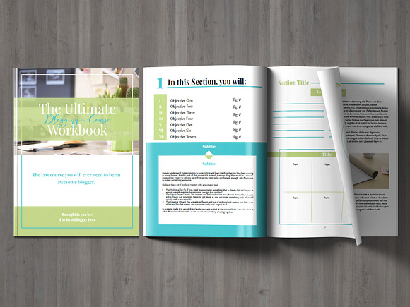 Boxy Workbook & Layout Template in Presentation Templates - product preview 1