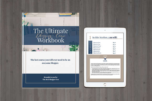 Boxy Workbook & Layout Template in Presentation Templates - product preview 3