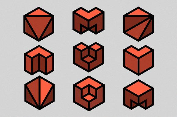 Hexagon Logos in Logo Templates - product preview 2