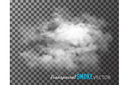 Transparent smoke vector.