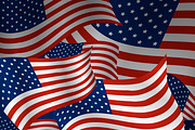Vector USA flag background design
