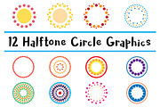 12 Dotted Circle Halftone