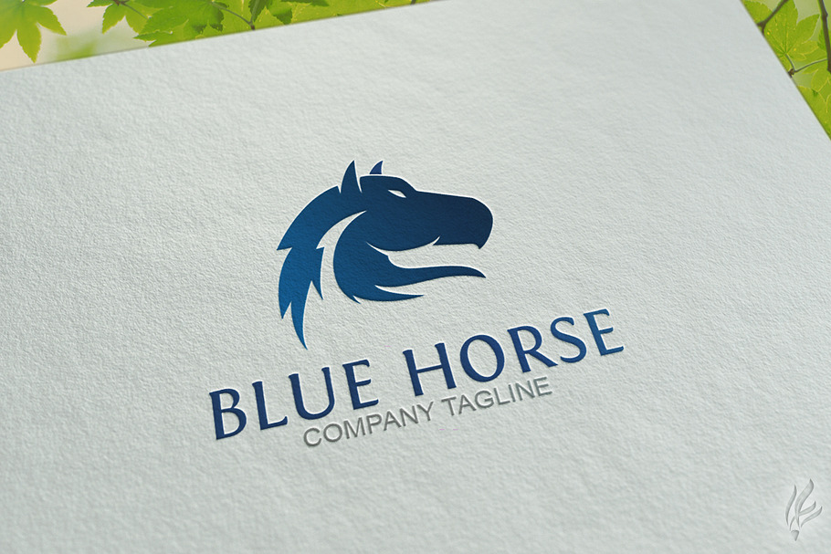 Blue Horse - Logo Template in Logo Templates - product preview 8