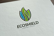 Eco Shield Logo Template