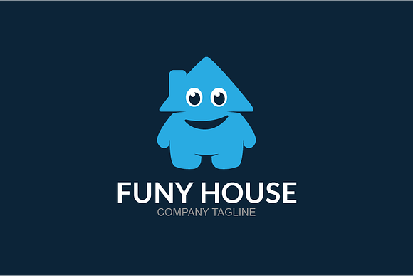 Funy House - Logo Template in Logo Templates - product preview 2