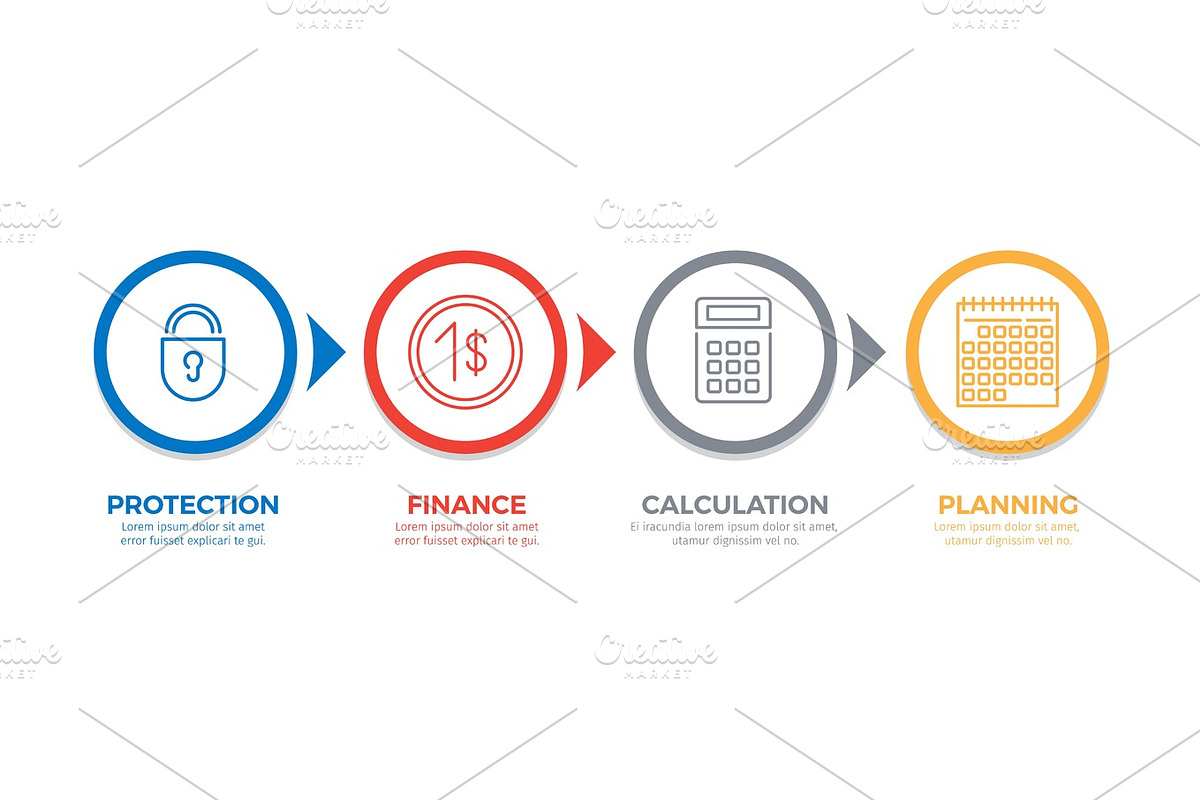 Sequence of Business Processes Vector Concept in Illustrations - product preview 8