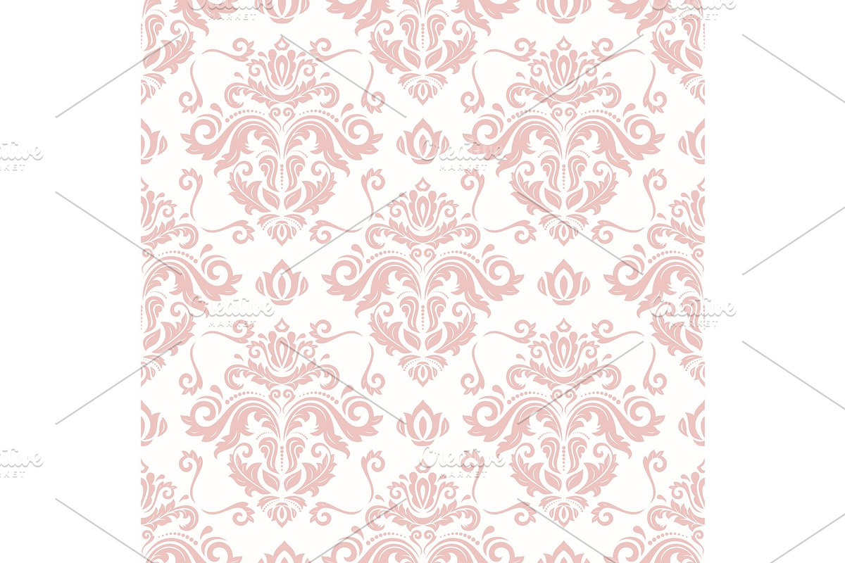 Seamless Vector Baroque Pattern in Illustrations - product preview 8