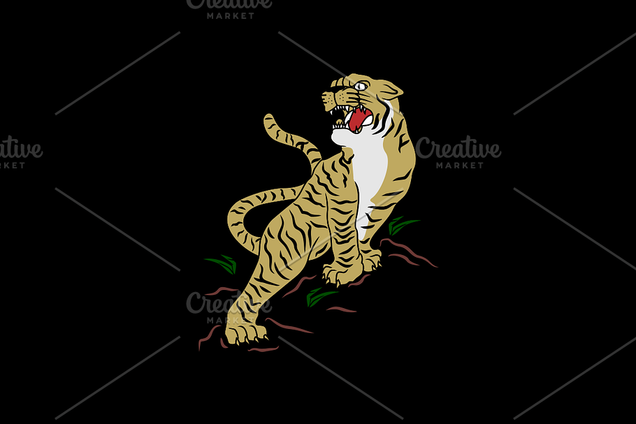 Wild Tiger in Illustrations - product preview 8