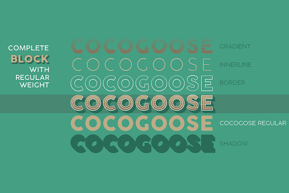 Cocogoose Pro - 17 styles in Sans-Serif Fonts - product preview 8