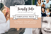 Family Photographer Templates Pack