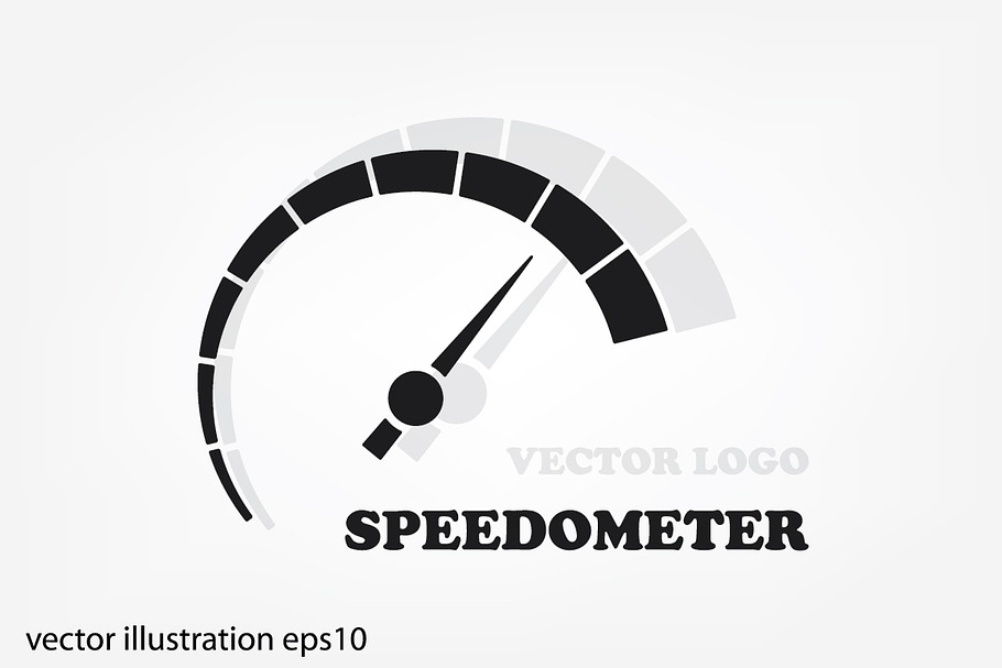 Speedometer logo icon in Car Dashboard Icons - product preview 8