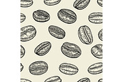 Coffee Vector seamless pattern