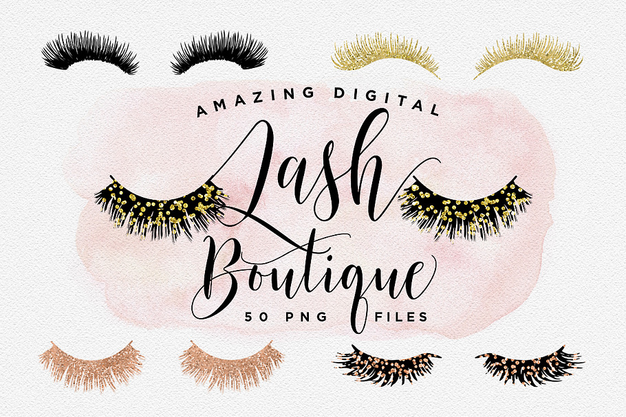 Digital Lash Boutique - Eye Lashes in Illustrations - product preview 8
