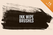 15 High Quality Ink Wipe Brushes