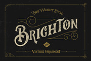 Brighton Typeface & Ornaments