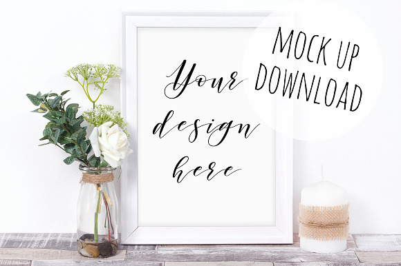 50% Off Pretty Frame Mockup Bundle in Print Mockups - product preview 3