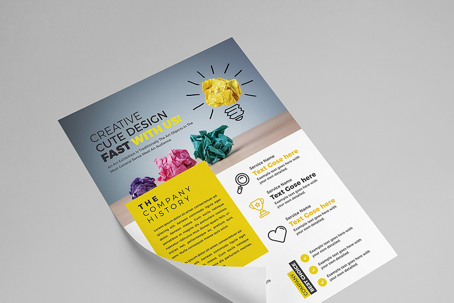 Corporate Flyers in Flyer Templates - product preview 8