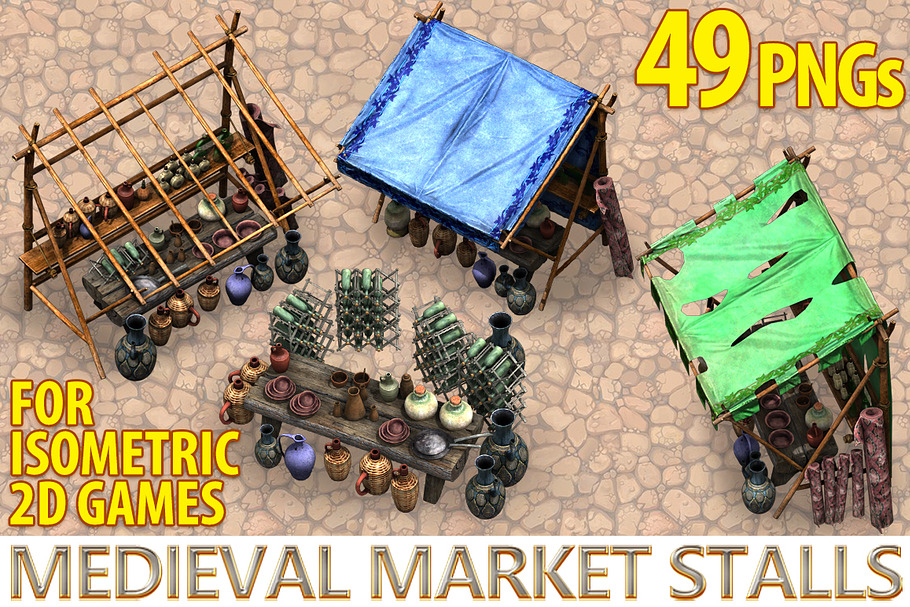 Medieval Market Stalls