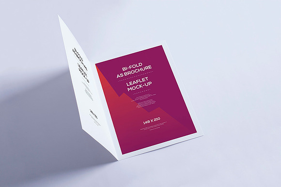 Bi-Fold Brochure Mock-Up in Print Mockups - product preview 1
