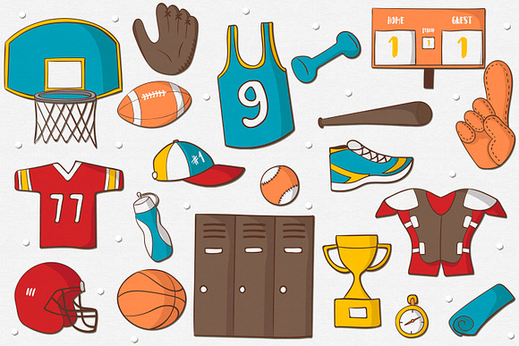 Sports Pack in Illustrations - product preview 7