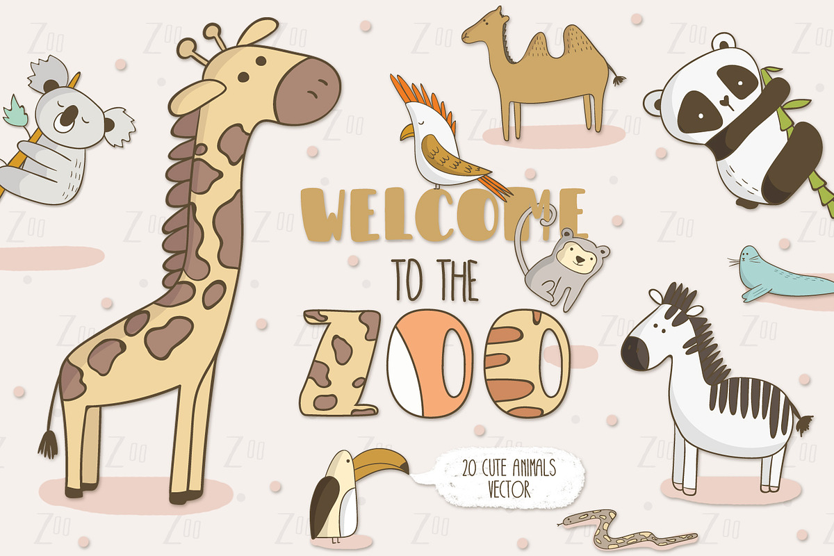 Welcome to the Zoo in Illustrations - product preview 8