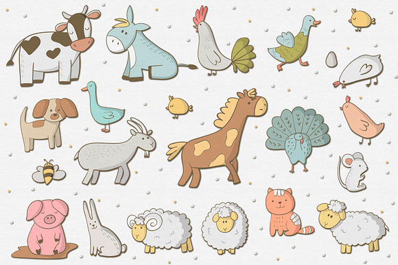 Who lives on a Farm in Illustrations - product preview 1