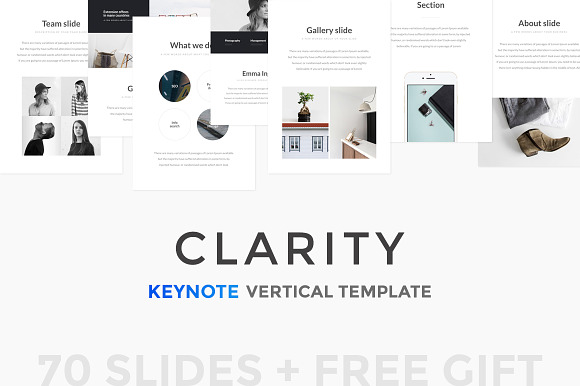 Clarity Keynote Template + A4 in Keynote Templates - product preview 8