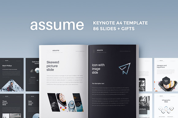 Assume Keynote Template + GIFT in Keynote Templates - product preview 10