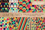 Geometric Party 10 Pattern Set