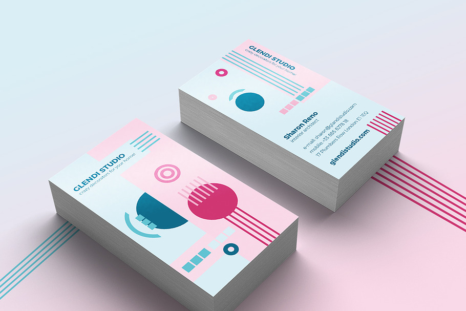 Funny & Cute Abstract Business Card