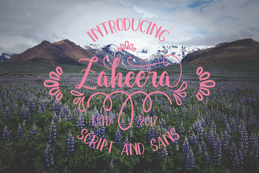 Zaheera Font Duo ( 30 % OFF ) in Script Fonts - product preview 8