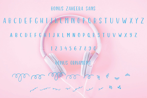 Zaheera Font Duo ( 30 % OFF ) in Script Fonts - product preview 6