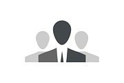 Group of Business People Icon