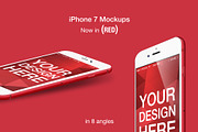 iPhone 7 RED Mockups